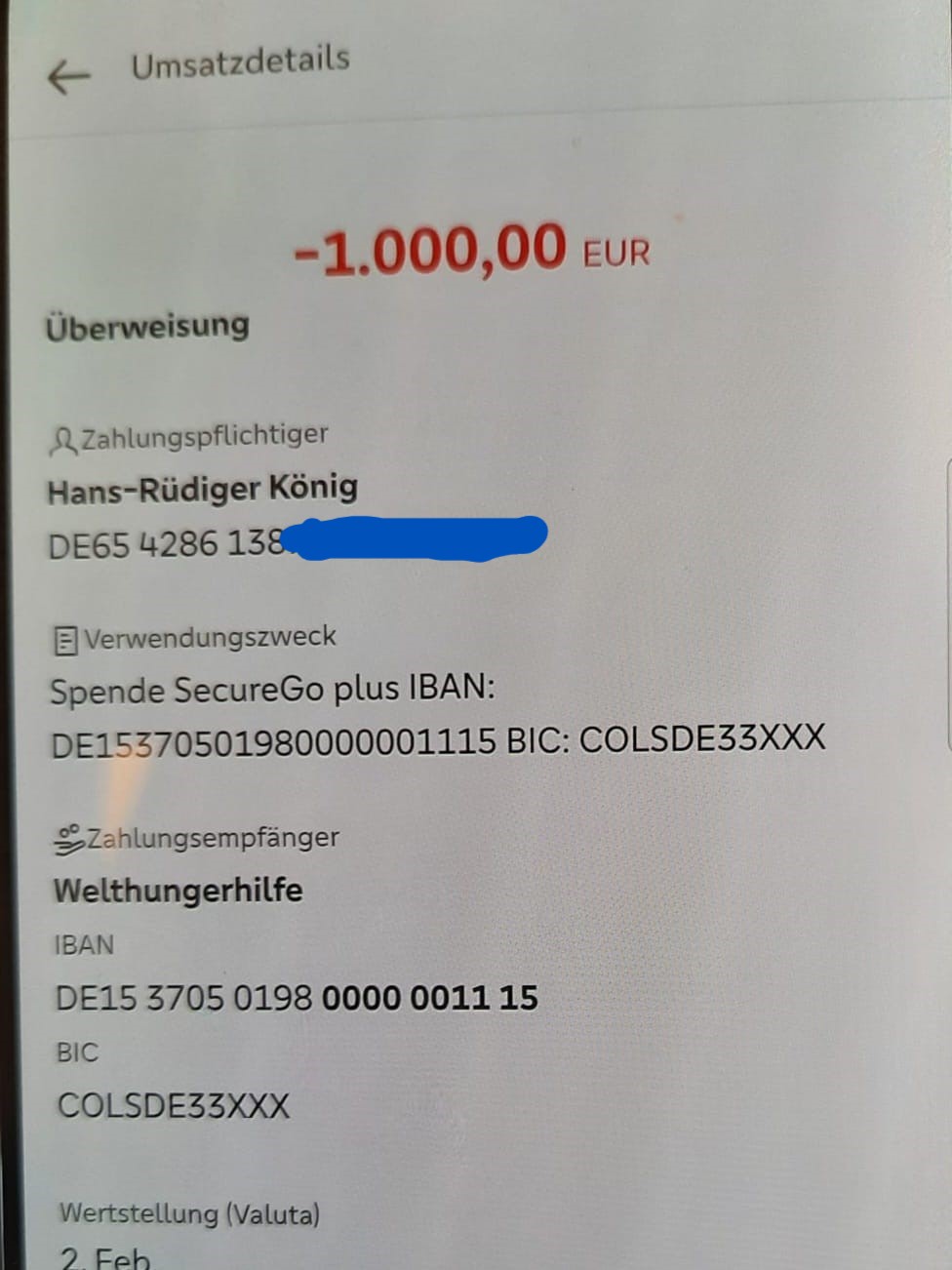 Spenden im Ahoi, 2026.01.30-31